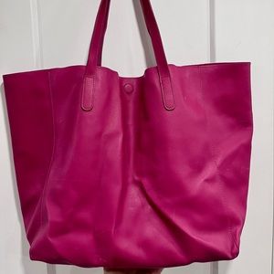 Roomy tote bag | faux leather